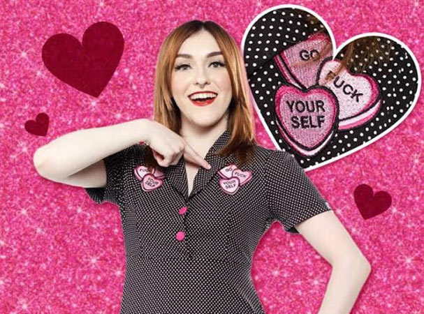 Candy Hearts Dress by Sourpuss