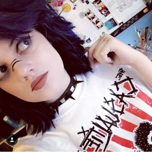 @brutales_katzchen in her The Casualties tee from the shop