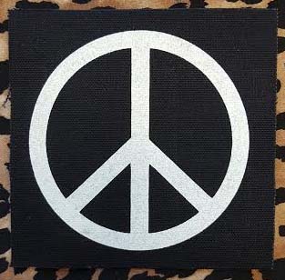 Peace Sign cloth patch (cp156)