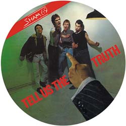 Sham 69- Tell Us The Truth Pic Disc LP (Limited Edition UK Import Picture Disc!)