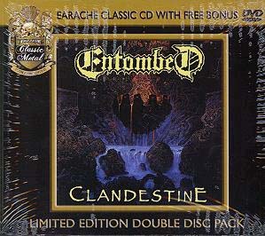 Entombed- Clandestine CD & DVD (Sale price!)