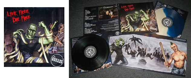 Gonads- Live Free Die Free 2xLP