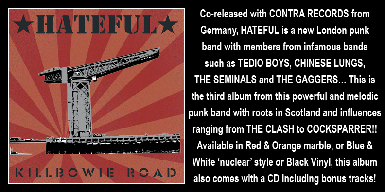 Hateful- Killbowie Road LP & CD
