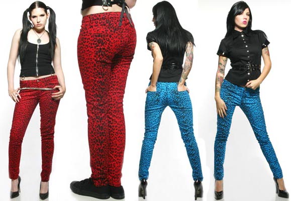 Leopard Print Junkie Girls Stretch Jean by Lip Service - SALE