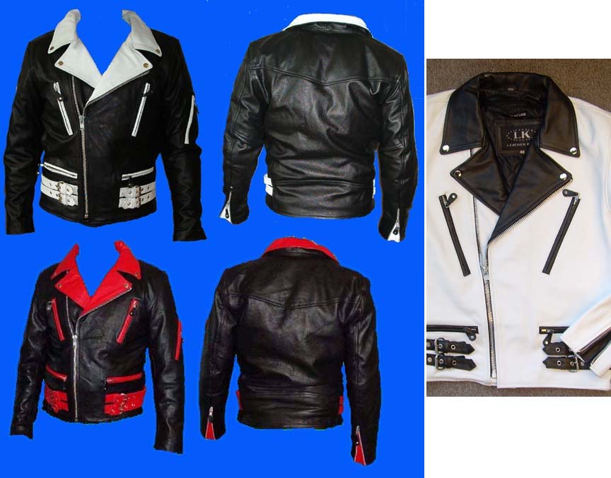 AYP Biker Jacket- Brit Style 2 Tone leather (Free shipping for US customers!)