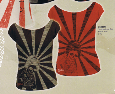 Geisha Burst on a girls shirt by Adeline : adeline