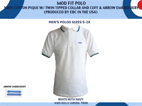 *****England Belongs Traditional Mod Fit 3 Button Polo Shirt - SALE sz XL only