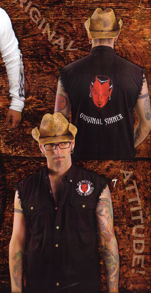 Evil Brand Original Sinner Cut Off Workshirt