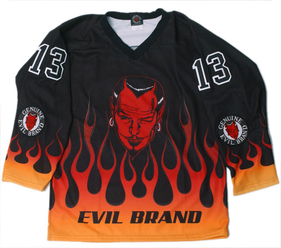 Evil Hockey Jersey by Evil brand Clothes - SALE