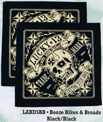 Booze Bikes & Broads Bandana by Lucky 13