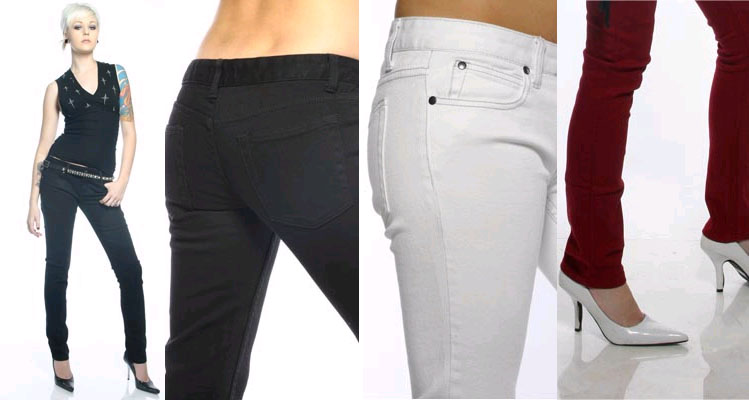 Junkie Fit White Peg Leg Girls Stretch Jean by Lip Service (Sized 1-13) SALE
