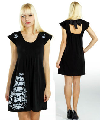Nautical Keyhole Dress