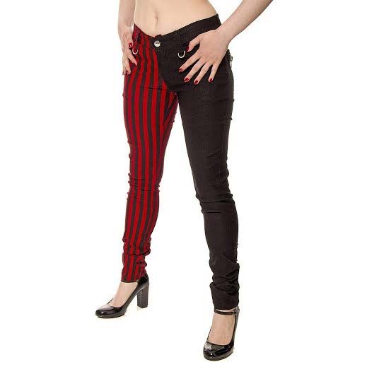 skinny jeans split