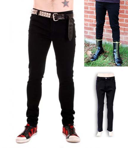 Black Stretch Jean by Tiger Of London