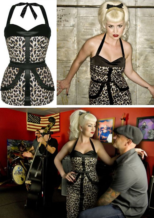 Stricken Leopard Halter Top by Lucky 13 - SALE