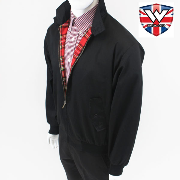 Harrington Jacket by Warrior Clothing- BLACK