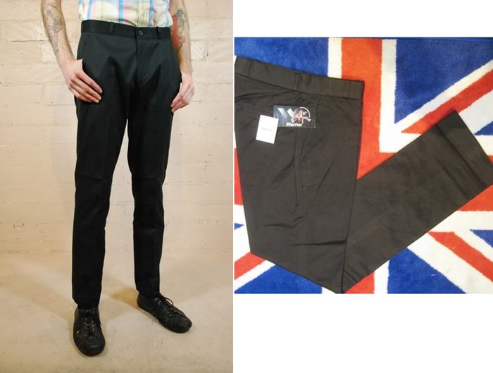 Sta Prest Trousers by Warrior Clothing- BLACK