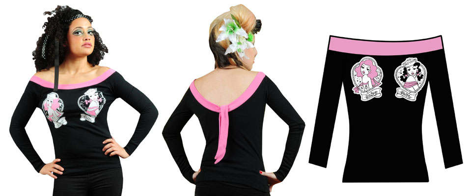 Betty Top by Too Fast Clothing- Sink or Swim - SALE sz S only