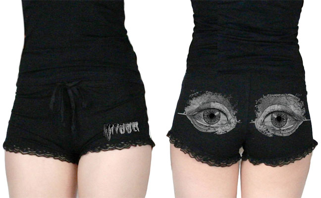 Eyes Lace Hot Shorts by Too Fast Clothing - SALE
