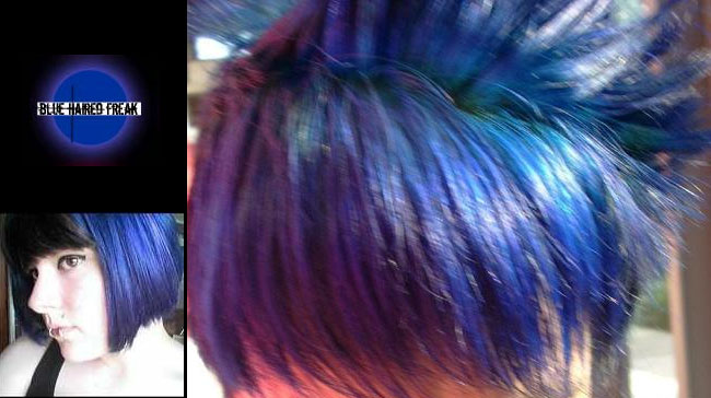 Special Effects Hair Dye Blue - Blue Haired Freak - wide 5