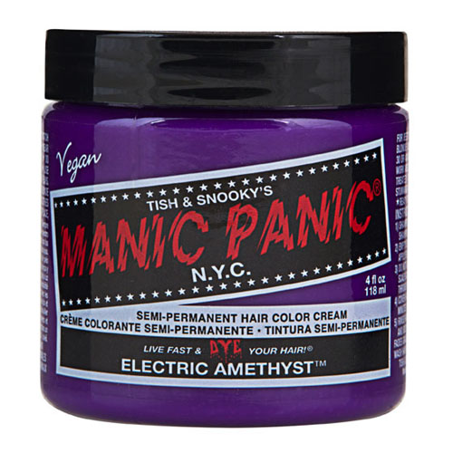 Manic Panic CREAM dye- Electric Amethyst (Glows Under Black Light!)