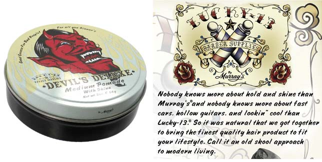 Lucky 13 Devils Deluxe (Medium Weight) Pomade by Murray's