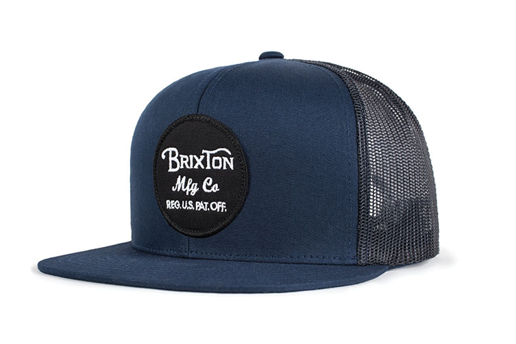 Wheeler Trucker Hat by Brixton- NAVY