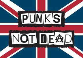 Punk's Not Dead Flag/Textile Poster