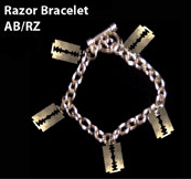 Razor Blade Bracelet