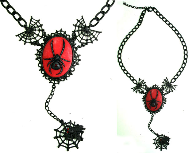 Cameo Necklace by Too Fast Clothing- Web - SALE