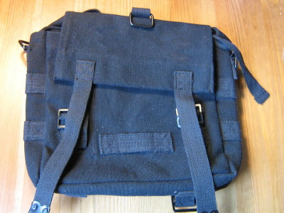 Surplus Canvas Shoulder/Bread Bag- NAVY