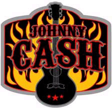 Johnny Cash- Guitar belt buckle (bb376)