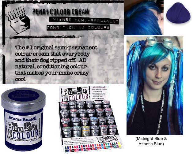 6. Punky Colour Semi-Permanent Hair Color, Atlantic Blue - wide 7