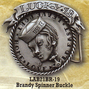 Brandie Spinner Belt Buckle by Lucky 13 (bb373) - SALE