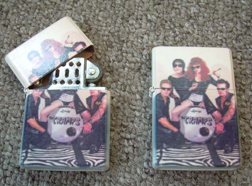 Cramps- Band Pic re-fillable Zippo-style lighter