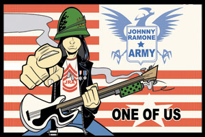 Johnny Ramone- One Of Us magnet