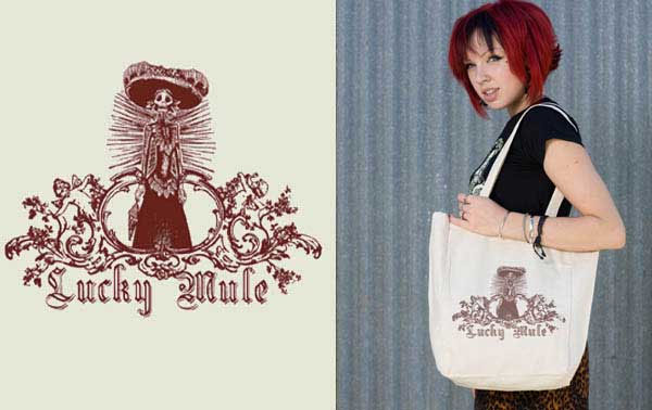 Lady Death tote bag by Lucky Mule