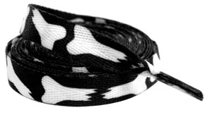 Broken Bones shoe/roller skate laces by Sourpuss