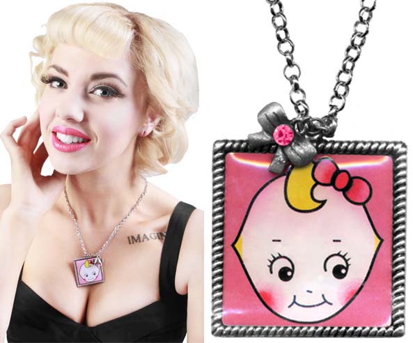 **********Cutie Pie Frame Necklace by Sourpuss - SALE