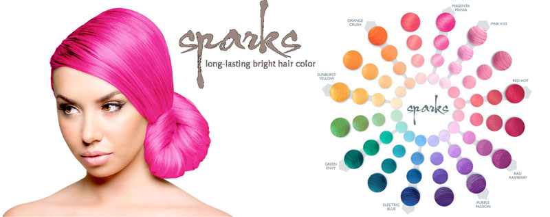 10. Sparks Long-Lasting Bright Hair Color - Electric Blue - wide 9