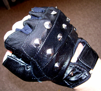gloves fingerless leather studded scarves angryyoungandpoor pc