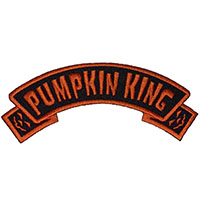 Pumpkin King Arch Embroidered Patch by Kreepsville 666 (ep269)