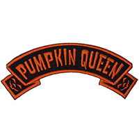 Pumpkin Queen Arch Embroidered Patch by Kreepsville 666 (ep118)