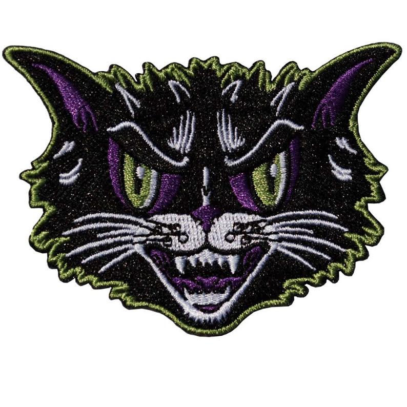 Kattitude Halloween Cat Patch by Kreepsville 666 (ep648)