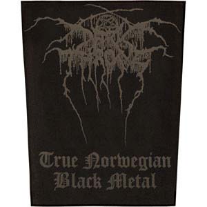 Darkthrone- True Norwegian Black Metal Sewn Edge Back Patch (bp12)