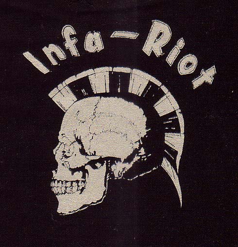 Infa Riot- Skull cloth patch (cp406)