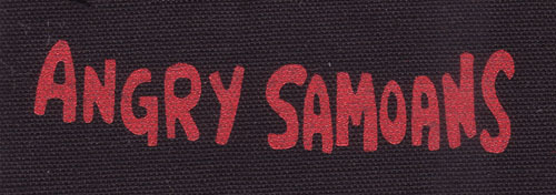 Angry Samoans- Logo cloth patch (cp137)