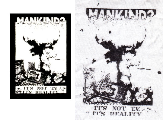 Mankind?- It's Not TV It's Reality cloth patch (cp753)