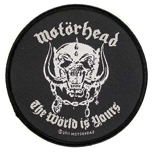 Motorhead- The World Is Yours Woven Patch (ep501)