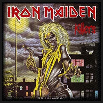 Iron Maiden- Killers Woven Patch (ep654) 